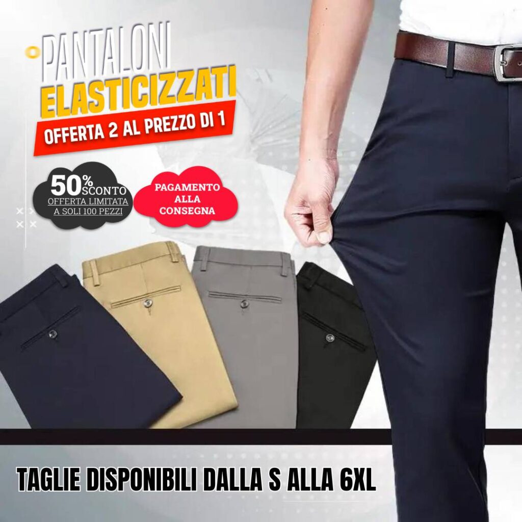 pantaloni elastici nostiro taglie