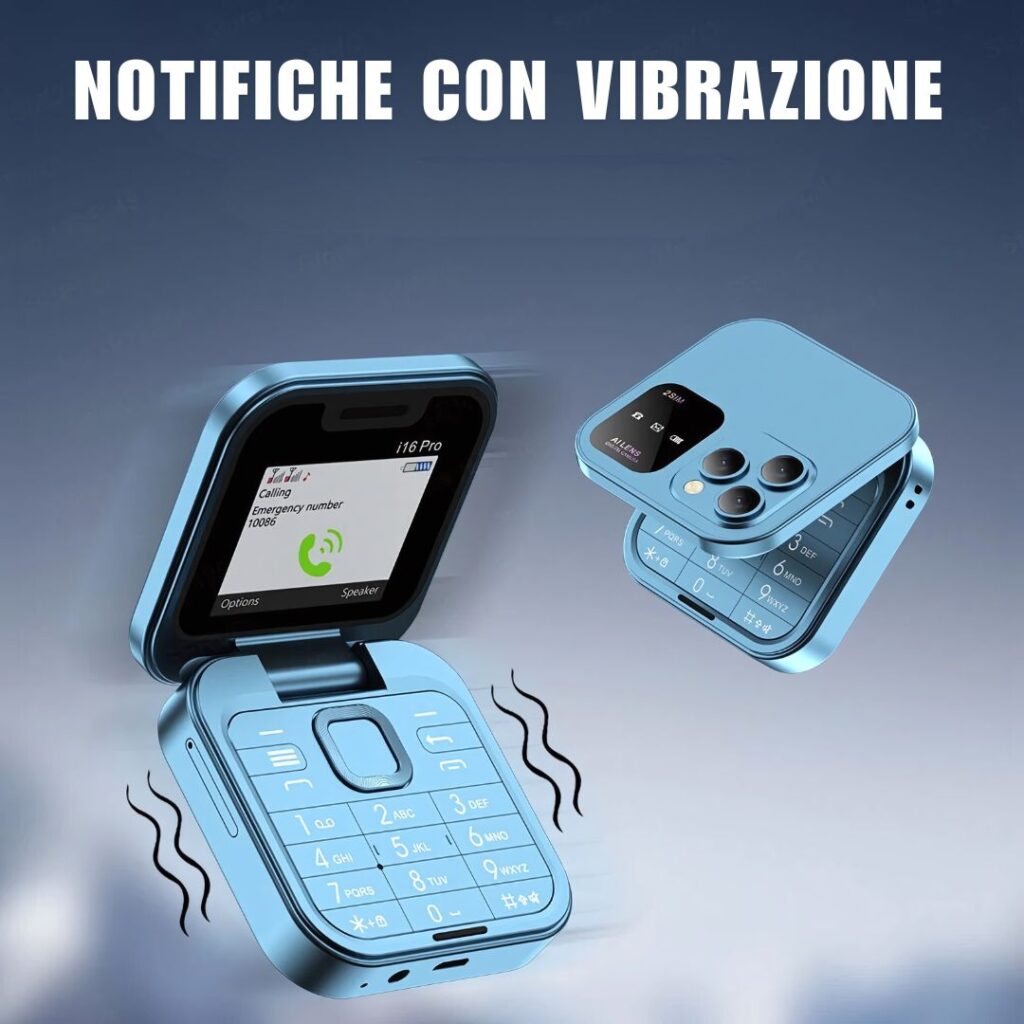 Mini phone flip - Vibrazione